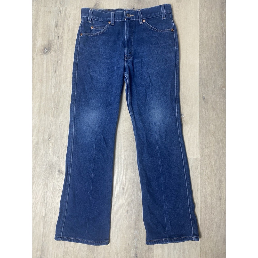 Levi's 517 Men's Distressed Flared Boot Cut Denim Jeans 2002 Vintage Y2K 34x31